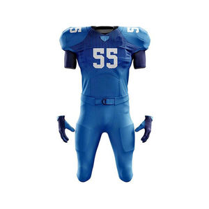 Uniforme de Fútbol Americano de Poliéster de Alta Calidad, Transpirable e Impermeable, Conjunto de Jersey y Pantalones Personalizados para Equipos Juveniles y Adultos - Product Image 6