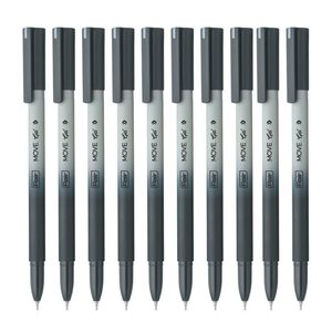 Stylos gel élégants de qualité supérieure FLAIR Move, esthétique minimaliste, finition mate, couleurs pastel, encre bleue, noire, rouge, pointe de 0,6 mm - Product Image 5