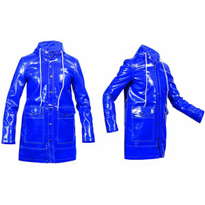 Imperméable unisexe en PVC de longueur standard, imperméable, avec design personnalisable sur le devant, haute qualité, respirant, séchage rapide - Product Image 2