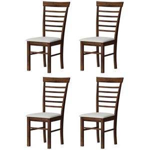 Set di Quattro Sedie da Pranzo in Legno per Cucina e Soggiorno - Product Image 5