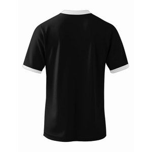 ออกแบบเสื้อยืดออกกำลังกายแห้งเร็วสำหรับผู้ชาย เสื้อยืดโยคะ เสื้อยืดวิ่ง แห้งไว ระบายเหงื่อได้ดี พิมพ์ลายได้ตามต้องการ - Product Image 2