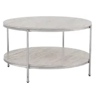 Table basse la plus vendue, élégante, moderne, écologique, durable, finition martelée argentée, plateau en marbre, meuble de salon avec rangement
