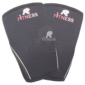 RC Fitness Wear - Rodilleras de Compresión Transpirables y Ligeras Unisex para Levantamiento de Pesas, Neopreno de 7 mm, Protección Profesional contra el Dolor - Product Image 4