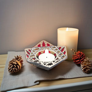 Bulk Ready Indian Crafted <b>Wooden</b> <b>Pillar</b> <b>Candle</b> <b>Holder</b> Elegant Decorative Piece for Festive Home Styling and Celebration Display - Product Image 2