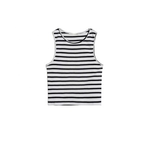 Women's Summer Seamless Breathable Quick Dry Eco-Friendly Tank <b>Top</b> Fitness Wear Custom Made Best Quality <b>Low</b> Price - Product Image 4