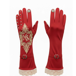 2026 High Quality Leather Hijab <b>Gloves</b> Comfortable Flexible Fabric <b>Touch</b> <b>Screen</b> Thermal Features for Muslim Horse Riding - Product Image 4