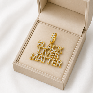 Collar personalizable de hip hop con letras en bloque de oro macizo de 10K, nombre en letra cursiva, colgante fino con diamantes de moissanita, regalo. - Product Image 5