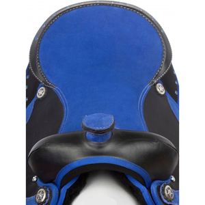 Selle de cheval synthétique de style western anglais pour la course, design personnalisable, couleur au choix, haute qualité, fabriquée au Pakistan, logo personnalisé - Product Image 4
