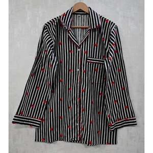 ชุดนอนผ้าฝ้ายพิมพ์ลายดอกไม้ ชุดลำลองและชุดนอนแสนสบาย - Product Image 2