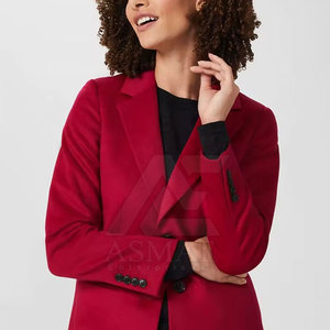 Abrigo largo ligero de mezcla de lana para mujer, ropa exterior cálida para el día a día, abrigo largo para un look informal. - Product Image 3