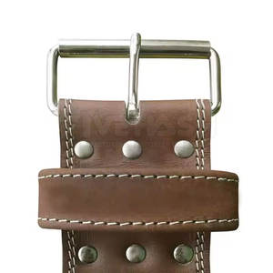 Ceinture de musculation réglable en cuir pour entraînement et séances de levage de poids lourds - Product Image 4