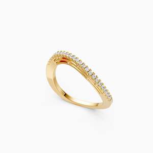 Bague en or rose 9 carats avec diamant de laboratoire certifié IGI, coupe brillante, classique, unisexe, bijoux de fiançailles, JEWELLERY PLANET IFJR-540 - Product Image 5