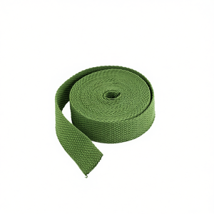 Sangle de sac à main Ilan en sangle tissée vert militaire 2,5 cm x 3,6 m - Product Image 1