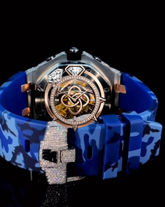 High Quality Moissanite <b>Diamond</b> <b>Watch</b> Men Full Iced Out VVS Stones <b>Watch</b> - Product Image 5