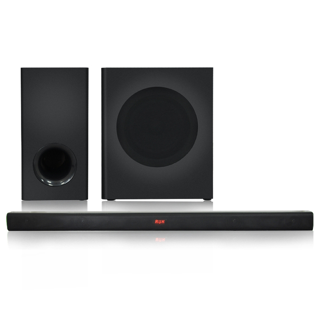 OEM/ODM Sound Bar 2.1 Channels Super Bass 6.5 Inch Subwoofer Wireless Bluetooth ARC Aux in Jack Soundbar