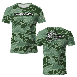 Camiseta Personalizada para Hombre con Estampado Naranja, Diseño de Sirena Rock N Roll, Transpirable, 100% Poliéster, Sublimación, Camiseta de Pesca - Product Image 2