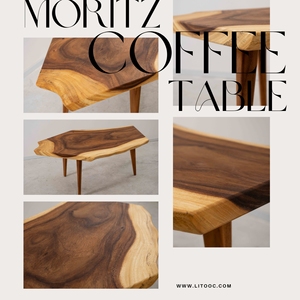 Moritz Coffee Table Import européen Importations européennes, vente directe d'usine, meubles en bois massif personnalisés de haute qualité - Product Image 2