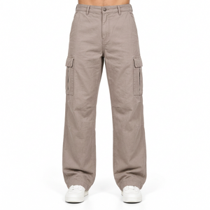 Fournisseur de pantalons cargo à poches à rabat, pantalons cargo délavés, pantalons cargo noirs pour les détaillants de vêtements - Product Image 4