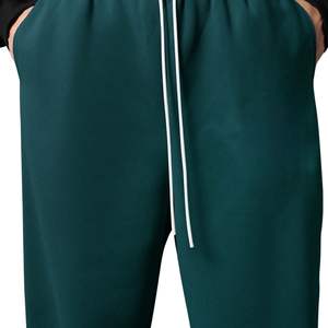 Pantalones de chándal personalizados de algodón de punto con forro polar, cintura elástica, de peso medio, holgados, de pierna ancha, estilo baggy, para hombre, de ajuste relajado, para invierno - Product Image 4