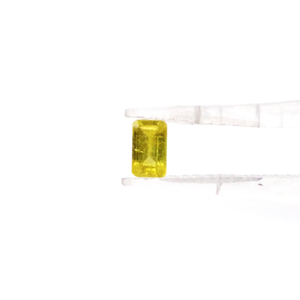 พลอยแซฟไฟร์สีเหลืองธรรมชาติจากกรุงเทพฯ ทรงแปดเหลี่ยมเจียระไนขนาด 2x4 มม. พลอยแซฟไฟร์สีเหลืองธรรมชาติแบบเจียระไนสำหรับทำเครื่องประดับ - Product Image 2