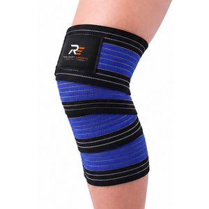 Vendas para rodillas de calidad profesional con construcción duradera, calidad premium, flexibilidad y soporte seguro para atletas. - Product Image 2
