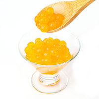 Passievrucht Popping Boba 3,4kg Klaar om te serveren voor snel bewerkende drankenwinkels Halal Groothandel Meerdere smaken Gemaakt in Taiwan