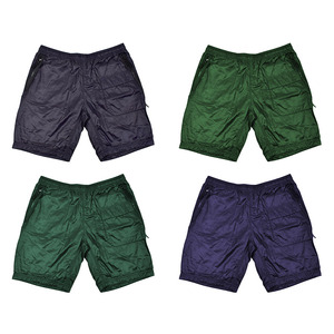 Black Color Men's Summer Casual Solid <b>Nylon</b> <b>Shorts</b> Eco Friendly With Pockets For Sport Workout Gym Beach Use - Product Image 4