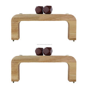 Sac fait main personnalisé Poignée de sac à main en bois Poignée de sac à main pour femme Poignée de sac à main en bois Par Falak World Export - Product Image 1