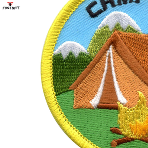 Best Selling Low MOQ PU <b>Material</b> 3D <b>Embroidery</b> Patch Latest Solid Color Adhesive Merrow Border for Hats and Clothes 2025 - Product Image 5