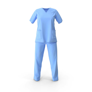 Conjunto de Uniformes Médicos con Cuello en V y Múltiples Bolsillos, Camisa de Tela de Lona y Pantalones Deportivos para Médicos y Enfermeras, Ropa de Cirugía para Hospital - Product Image 2