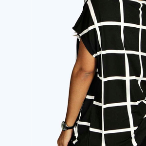 Camisetas Casuales de Mujer, Corte Holgado, Estampadas y Bordadas, Estilo Urbano, Mezcla de Algodón, para Primavera o Uso Diario - Product Image 5