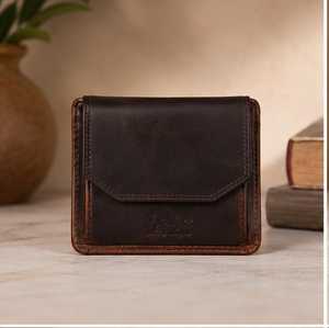 Wholesale Supply Genuine Leather <b>Wallet</b> Multi-<b>Card</b> <b>Holder</b> with Cash Compartment from India Available At Best Market price - Product Image 6