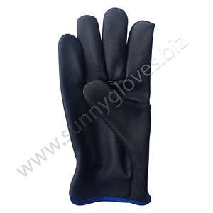 Gants de travail robustes en cuir de vachette – Gants de chauffeur pour la conduite de camions, le jardinage, avec fonctionnalité tactile disponible - Product Image 6