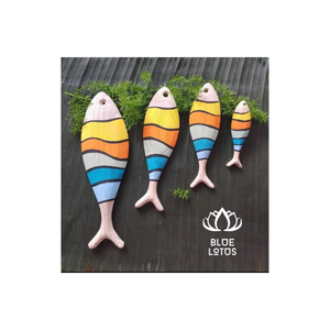Décoration murale artisanale légère en bois en forme de poisson, style Art Déco, pour salon, usage intérieur, idéale pour cadeaux de baby shower et d'anniversaire - Product Image 5