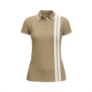 Camisa Casual para Mujer Ostriya International, 100% Algodón Tejido, Secado Rápido, Color Sólido, Transpirable, Manga Corta, Cuello Camisero - Product Image 2