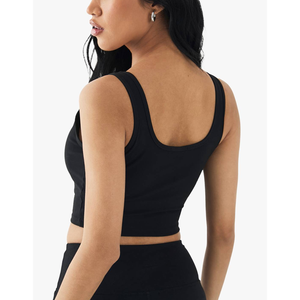 Top Deportivo de Alta Gama Personalizado en Spandex/Nylon para Correr al Aire Libre, Gimnasio, Ropa Deportiva, Cobertura Total, Alta Elasticidad, Ropa de Entrenamiento - Product Image 2