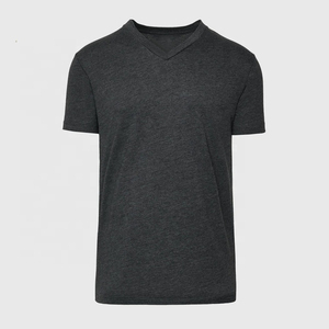 Camiseta cómoda de secado rápido para hombre, cuello en V, impermeable, portátil, personalizable con logotipo a color, para todas las estaciones, fácil de usar. - Product Image 5