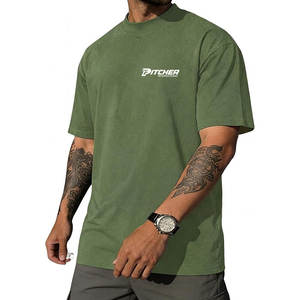 Camiseta Extra Grande para Hombre, Estilo Holgado, Look Moderno Urbano, Tejido Cómodo de Primera Calidad, Atuendo Diario - Product Image 1