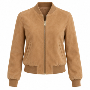 Chaqueta de Plumón de Invierno de Alta Calidad para Mujer, Chaqueta Acolchada con Cuello Alto, Chaqueta Bomber Personalizada - Product Image 6