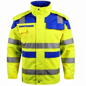 ZOHSUB POWER INDUSTRY Customized Logo Safety <b>Jacket</b> <b>Workers</b> ANSI/EN ISO 20471 CLASS 1 LED Flash Waterproof High Quality - Product Image 6