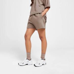 Womens Shorts High Waist <b>Elastic</b> Drawstring Relaxed Fit Summer Soft Cotton Shorts Minimal Custom - Product Image 2