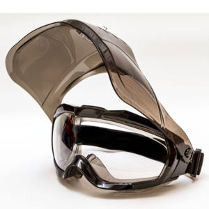 Protection faciale en polycarbonate, masque de sécurité avec protection des sourcils, protection UV, résistant aux rayures, pour usage industriel intensif - Product Image 4