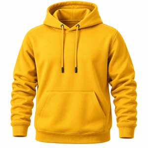 เสื้อฮู้ดดี้ปักลายตามสั่งสำหรับผู้ชาย ผ้าฝ้ายผสมโพลีเอสเตอร์เนื้อนุ่ม ผ้าฟลีซ เป็นมิตรกับสิ่งแวดล้อม สไตล์สตรีทแวร์ ใส่ได้ในฤดูหนาว ทรงปกติ สีพื้น - Product Image 2