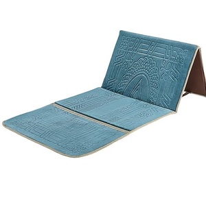 Tapis de prière musulman arabe en velours doux et moelleux, avec dossier, pour intérieur et extérieur, style vintage, service OEM, en vente - Product Image 4