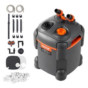 Filtro a Canister Ultra-Silenzioso da 172 GPH per Acquari da 30 Galloni, Interno con Protezione UV, Alimentatore Sommergibile, Accessorio per Acquario - Product Image 1