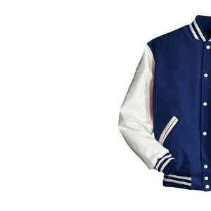 Veste sans manches grande taille en mélange de coton coupe ajustée, vêtement d'extérieur toutes saisons, blousons universitaires pour hommes, logo personnalisé tendance - Product Image 3