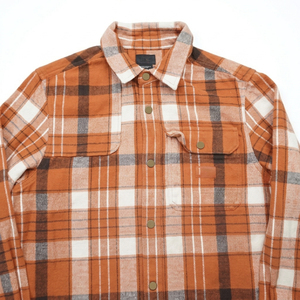 Camisas de Franela a Rayas Vintage Personalizadas, Cómodas, de Algodón Cepillado, Casuales, con Botones, Estilo Urbano, Hip Hop, Corte Regular, Tallas Grandes - Product Image 2