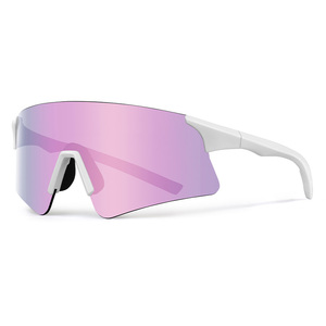 Lunettes de soleil sportives avec protection UV400, lunettes de cyclisme, lunettes de pickleball, lunettes de course, lunettes de sécurité pour activités de plein air, logo personnalisé - Product Image 5