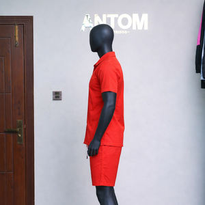 Conjunto de Verano Personalizado para Hombre, Camiseta y Pantalones Cortos Deportivos de Poliéster Transpirable con Estampado Informal, Traje de 2 Piezas - Product Image 3