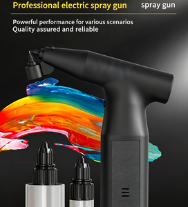 Pistolet de pulvérisation électrique portable à alimentation par gravité en ABS, pulvérisateur de peinture portatif à batterie pour bricolage, réparation domestique, décoration, travaux artistiques, USB 0,3 mm - Product Image 4